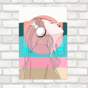 Poster Decorativo Jovem...