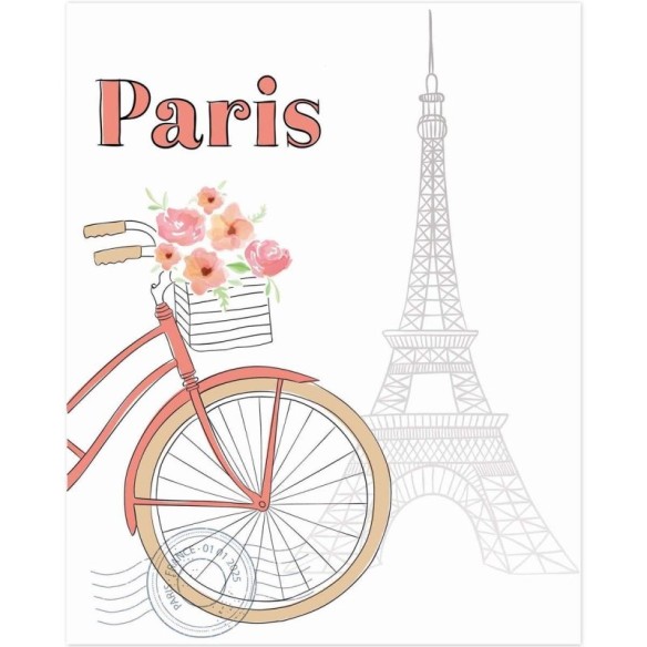 Poster Decorativo jovem Paris PA033