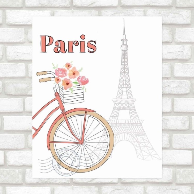 Poster Decorativo jovem Paris PA033