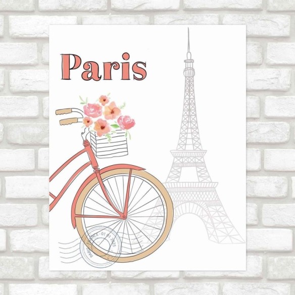 Poster Decorativo jovem Paris PA033