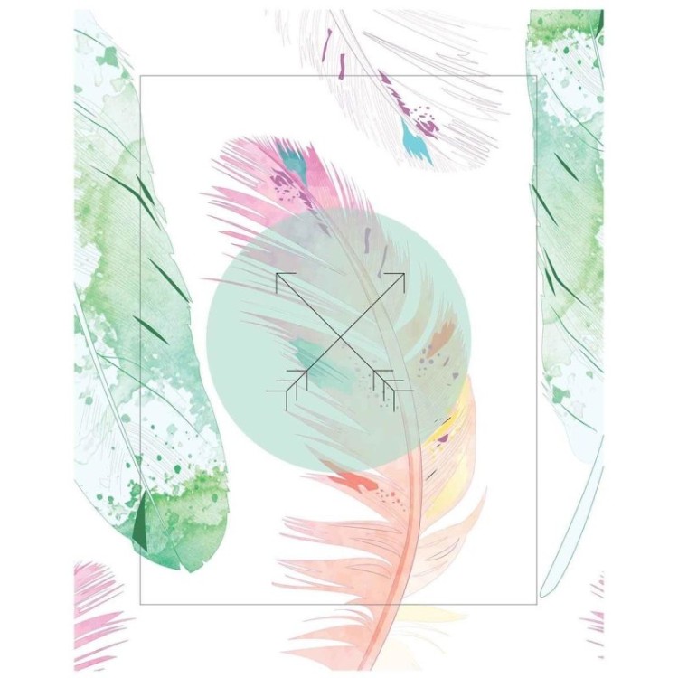 Poster Decorativo jovem penas PA0116