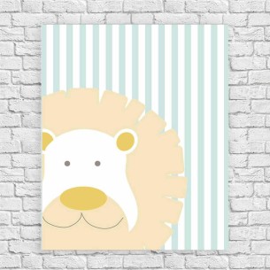 Poster Decorativo Leão Baby...