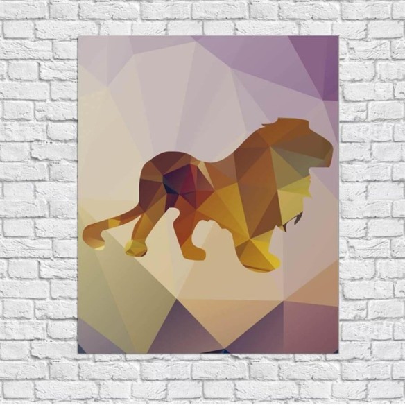 Poster Decorativo Leão Safári 22080