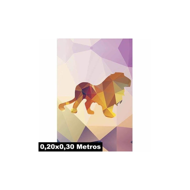 Poster Decorativo Leão Safári 22080