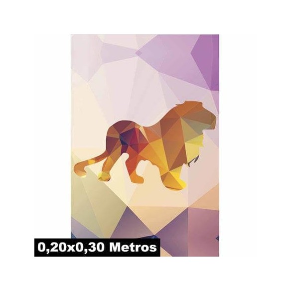 Poster Decorativo Leão Safári 22080
