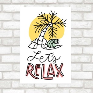 Poster Decorativo Let's...