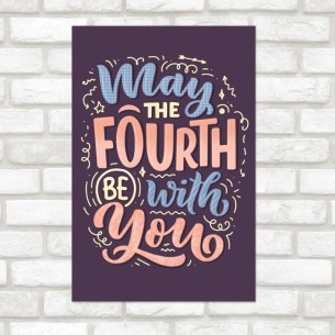 Poster Decorativo Lettering...