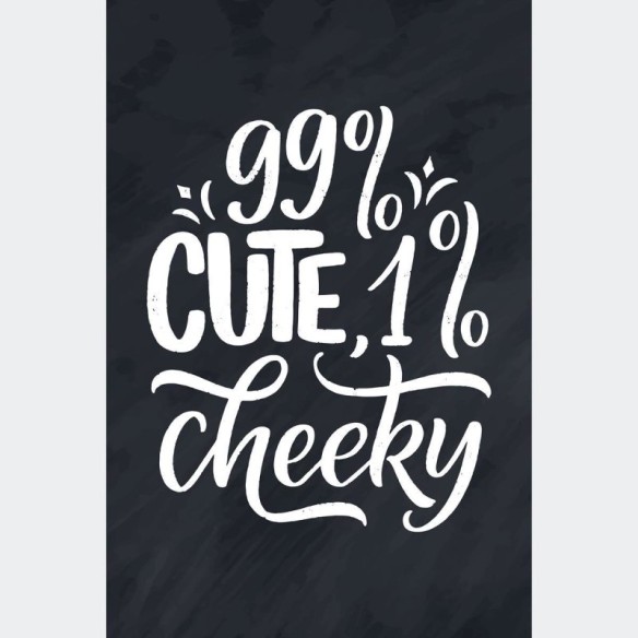 Poster Decorativo Lettering Cute N010257