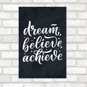 Poster Decorativo Lettering...
