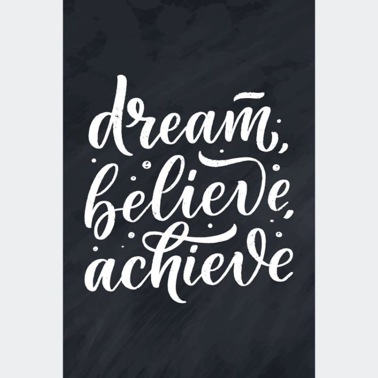 Poster Decorativo Lettering Dream N010259
