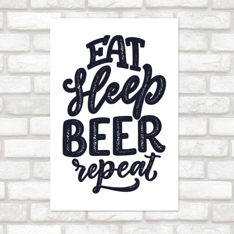 Poster Decorativo Lettering Eat  N010265