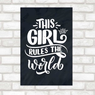 Poster Decorativo Lettering...