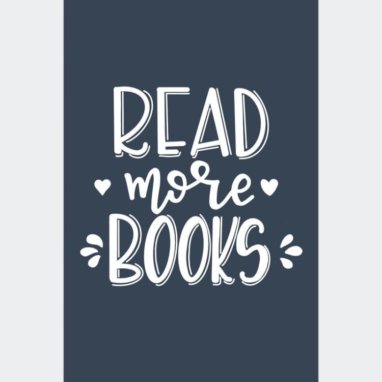 Poster Decorativo Lettering Livros Read More...