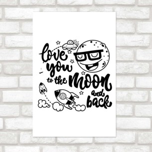 Poster Decorativo Lettering...