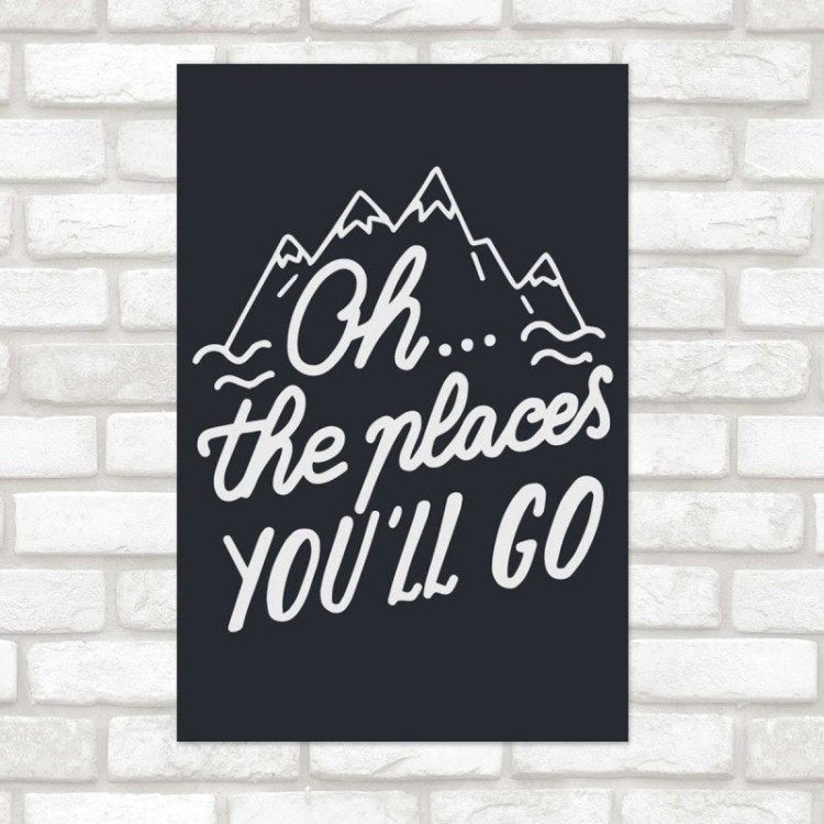 Poster Decorativo Lettering Motivacional...