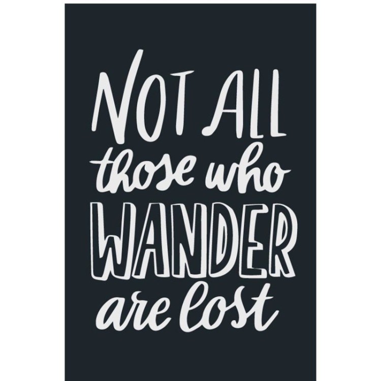 Poster Decorativo Lettering Motivacional Viagem...
