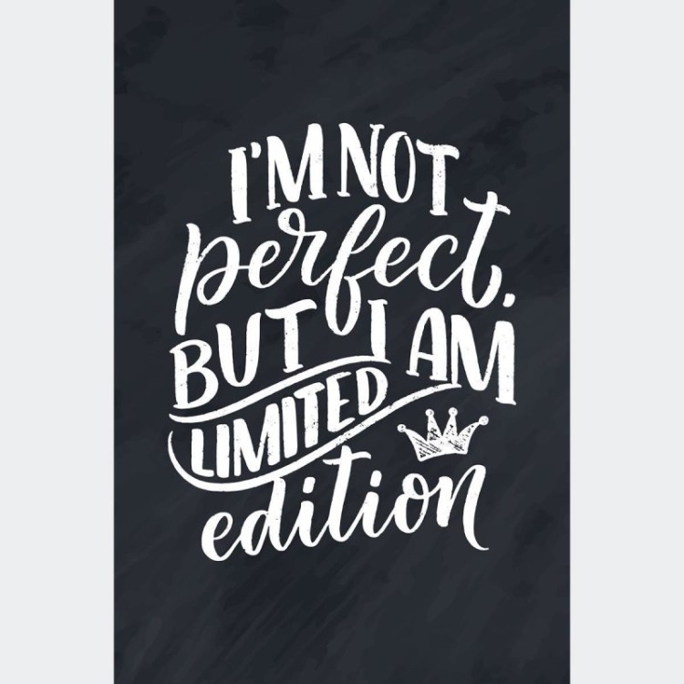 Poster Decorativo Lettering Not Perfect N010249