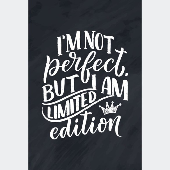 Poster Decorativo Lettering Not Perfect N010249