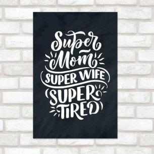 Poster Decorativo Lettering...