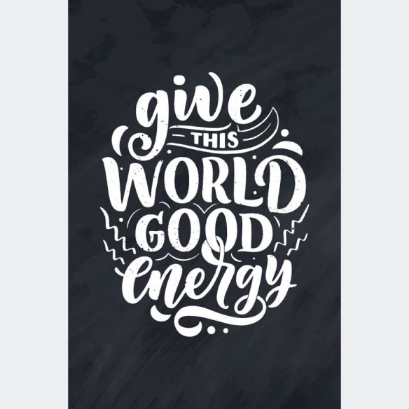 Poster Decorativo Lettering World N010253