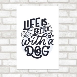 Poster Decorativo Life is...