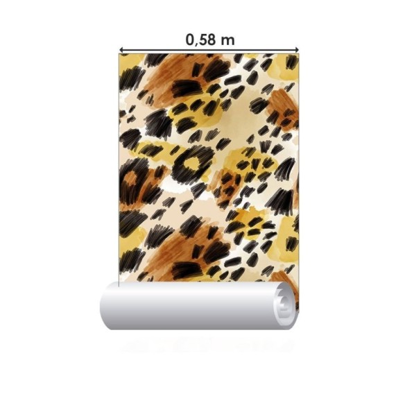 Papel de Parede Adesivo Animal Print Abstrato N017058