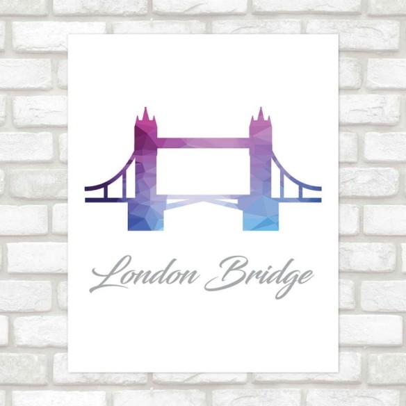 Poster Decorativo london Bridge PA085