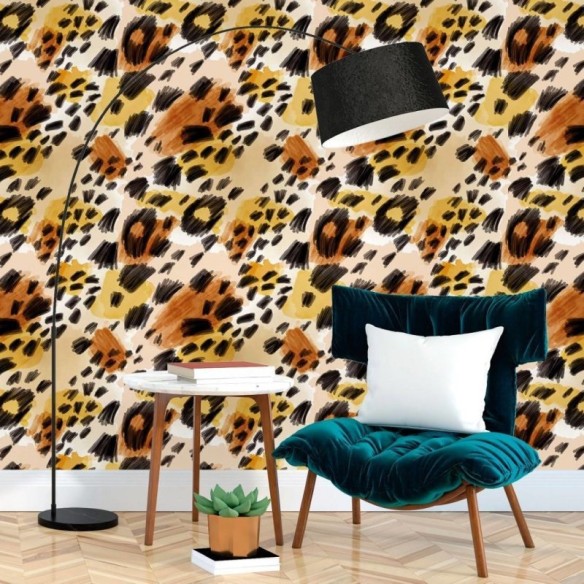 Papel de Parede Adesivo Animal Print Abstrato N017058