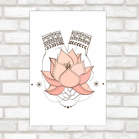 Poster Decorativo Lótus Indiana N09266