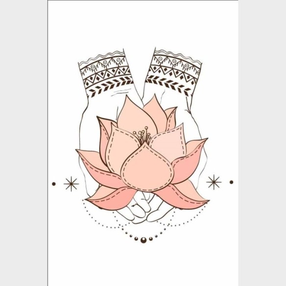 Poster Decorativo Lótus Indiana N09266