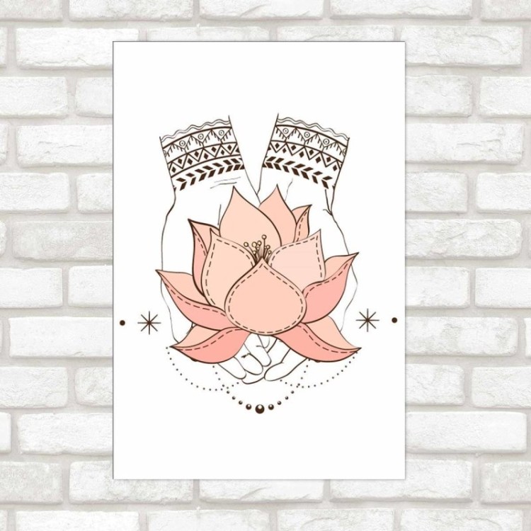 Poster Decorativo Lótus Indiana N09266