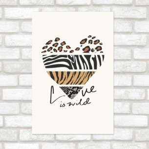 Poster Decorativo Love Is...
