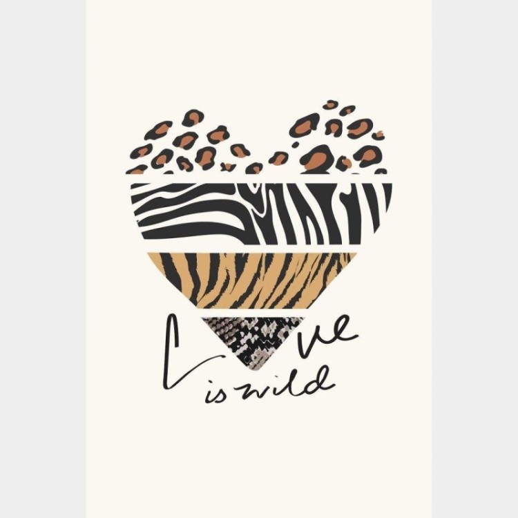 Poster Decorativo Love Is Wild N014251