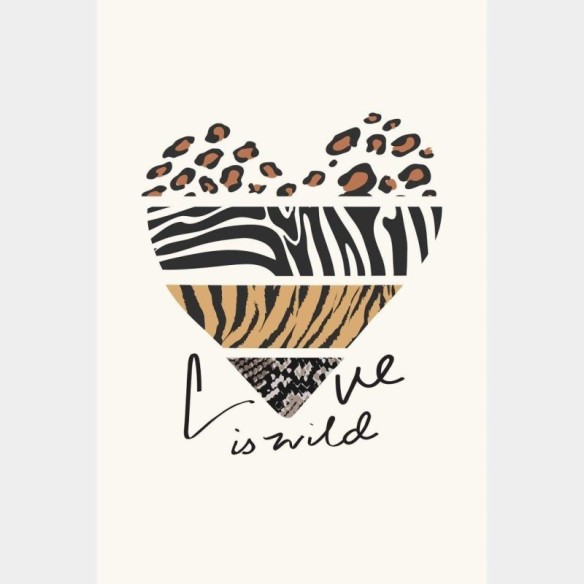 Poster Decorativo Love Is Wild N014251