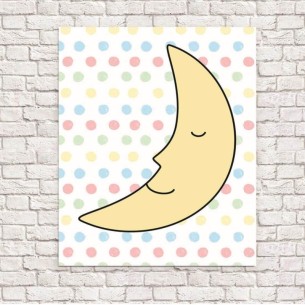 Poster Decorativo Lua Bebe 033