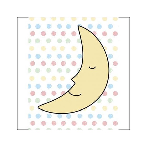 Poster Decorativo Lua Bebe 033