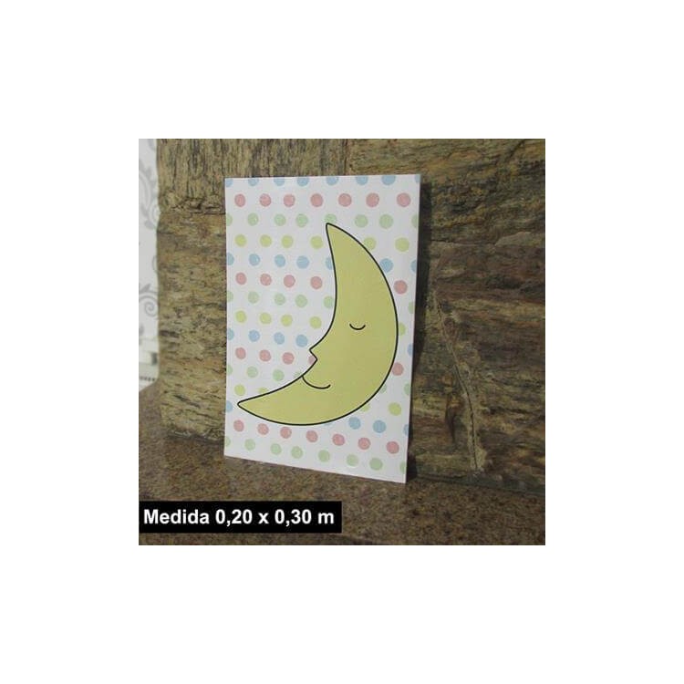 Poster Decorativo Lua Bebe 033
