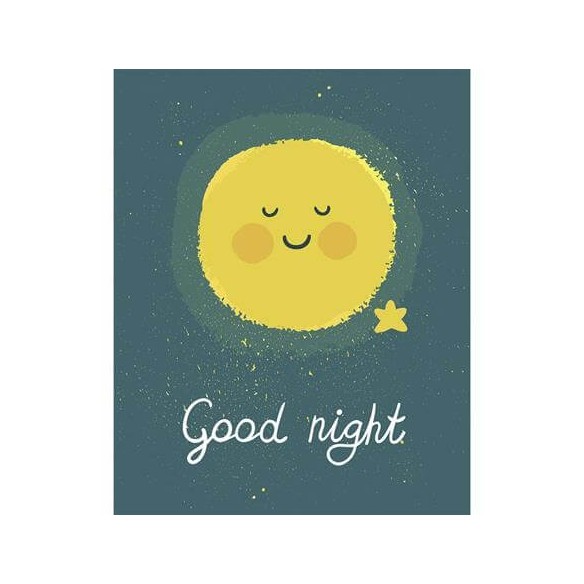 Poster Decorativo Lua Estrela 2486