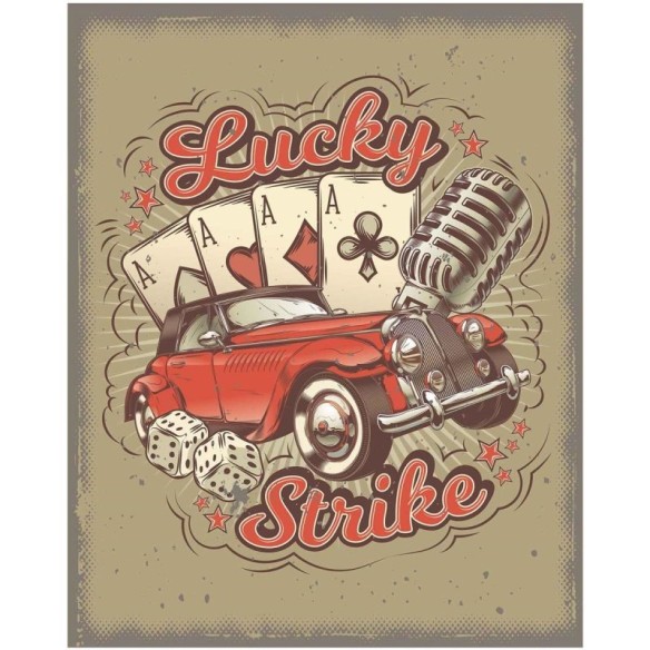 Poster Decorativo Lucky Strike PA007