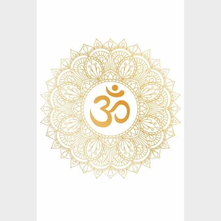 Poster Decorativo Mandala Own Dourada N09286