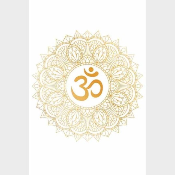 Poster Decorativo Mandala Own Dourada N09286