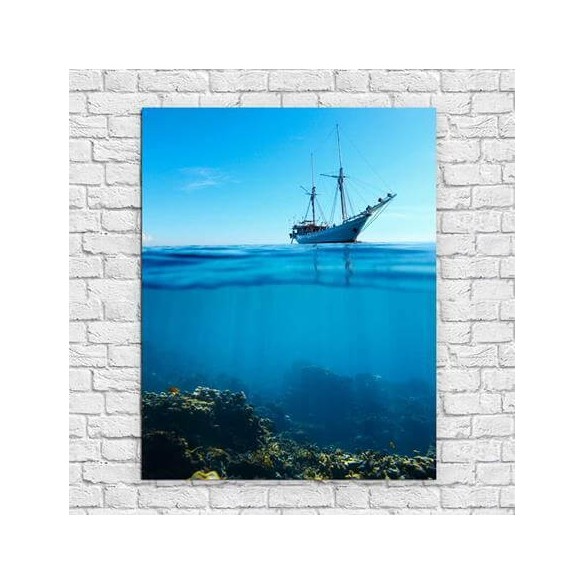 Poster Decorativo Mar Navio  99475625