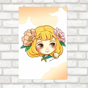 Poster Decorativo Menina...