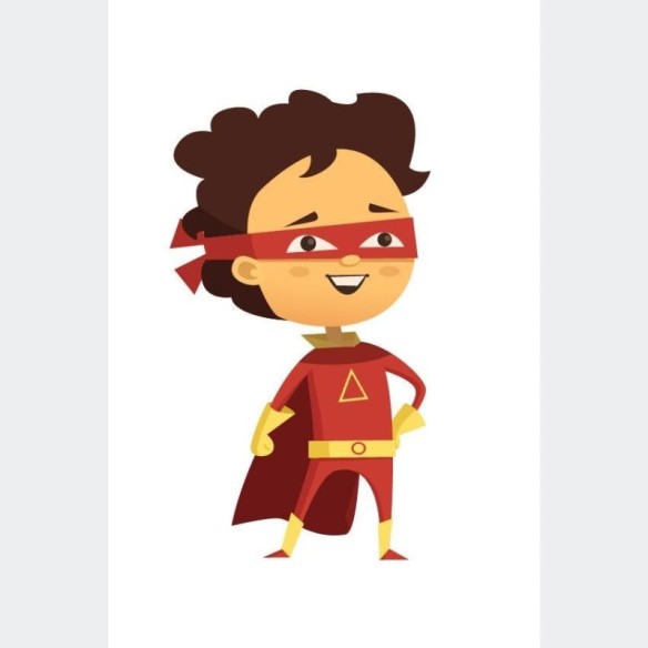 Poster Decorativo Menino Herói Vermelho N07218