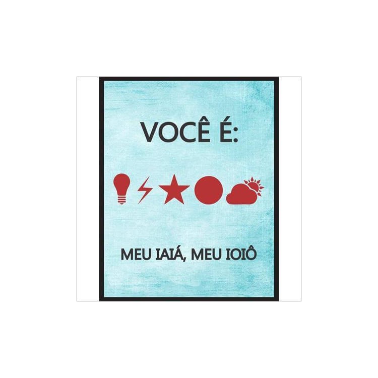 Poster Decorativo Meu Iaiá 2127 40x50cm