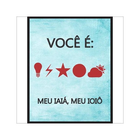 Poster Decorativo Meu Iaiá 2127 40x50cm