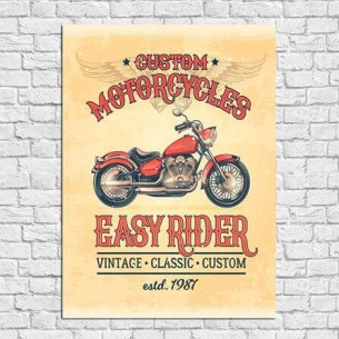 Poster Decorativo Moto...