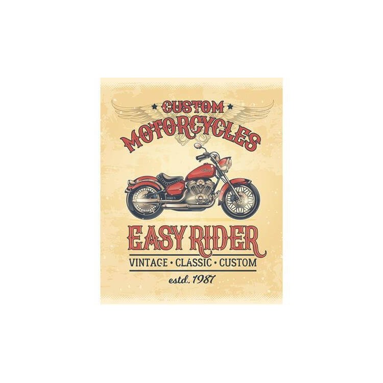 Poster Decorativo Moto Motoqueiro 11223