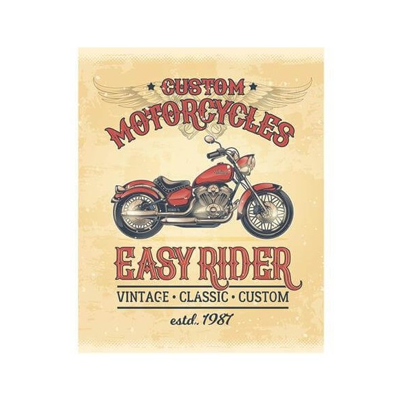 Poster Decorativo Moto Motoqueiro 11223