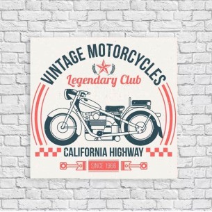 Poster Decorativo Moto...